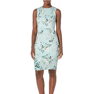 Calvin Klein Women's Scuba Sleeveless Sheath Dress